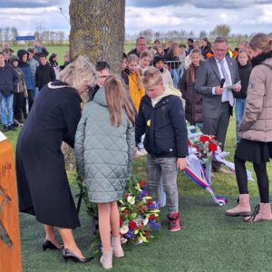 Kranslegging Tanja Haseloop-Amsing