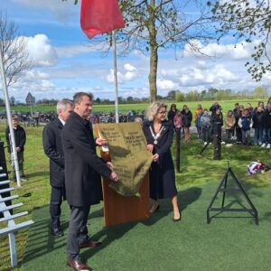 Onthulling van het bord